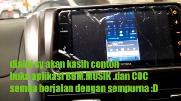 Tutorial Screen Mirroring/miracast Android ke Audio toyota Yaris/Sienta/Fortuner/Innova 2017