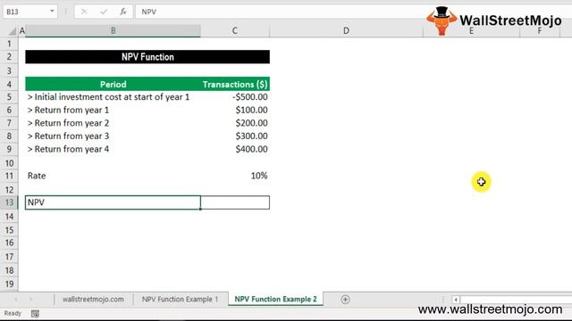 NPV in Excel | How to Calculate Net Present Value in Excel? смотреть онлайн