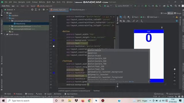 Membuat Project Hello Toast pada Aplikasi Android Studio смотреть онлайн