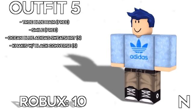 10 AMAZING ROBLOX OUTFITS UNDER 10 ROBUX!!! смотреть онлайн