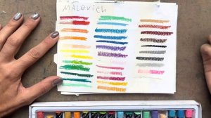 Тест на светостойкость. Масляная пастель