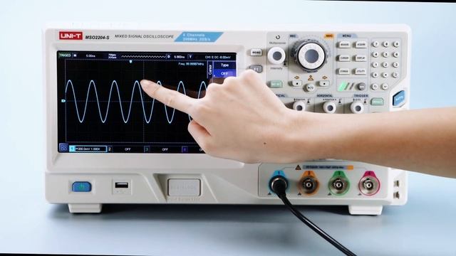 UNI-T MSO2000 Series Digital Phosphor Oscilloscope - 8-Inch Touch Screen Function смотреть онлайн