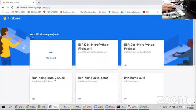 LIVE: ESP8266 – MicroPython – FIREBASE DB - Web UI !! | #ElecrowMaker смотреть онлайн