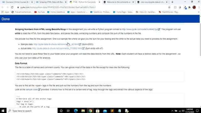 Coursera Programming for Everybody( Using Python to Access Web Data ) week 4 Graded tool 1 смотреть онлайн