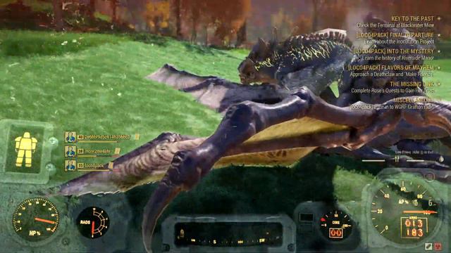 Fallout 76: Taking Down 3 Scorchbeasts смотреть онлайн