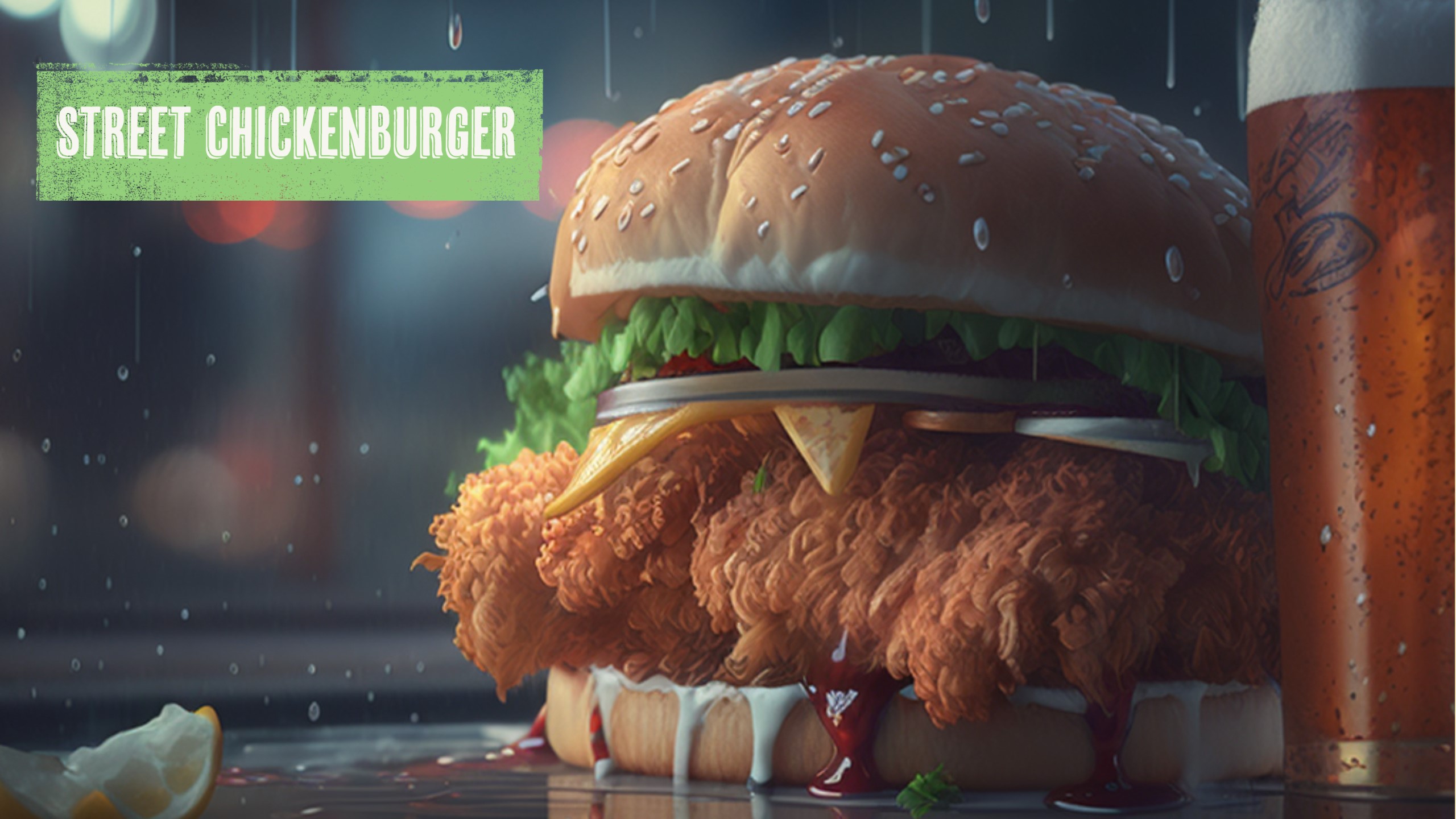 Чикенбургер от рук мастера стрит-фуда