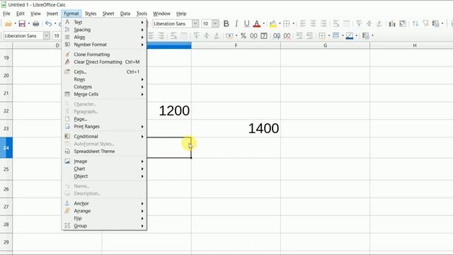libre office calc|| format menu in hindi||style menu || libre office format tab tutorial смотреть онлайн