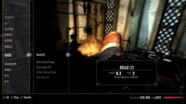 Skyrim MOD - High Quality Food v1.0 by eraitico - Comparison Shots смотреть онлайн