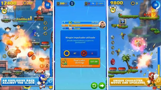 Sonic Jump Fever - Game Android смотреть онлайн