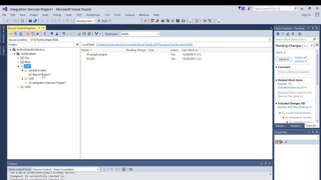 How to get latest version in TFS 2015 - Team Foundation Server 2015 Tutorial смотреть онлайн
