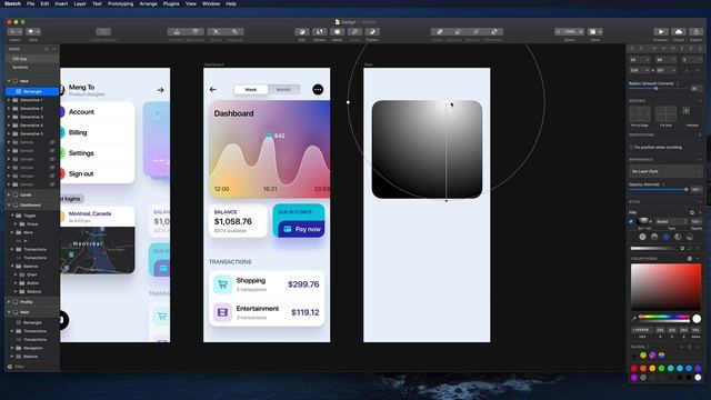 UI Design: Create Backgrounds with Radial Gradients смотреть онлайн