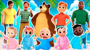 Неправильный детский челлендж Маша и Медведь, Кокомелон и другие герои