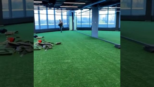 Фитнес зал с травой смотреть онлайн