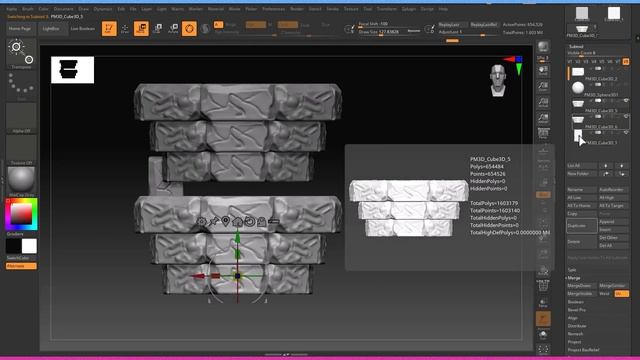 Stone Window | Sculpting In #zbrush