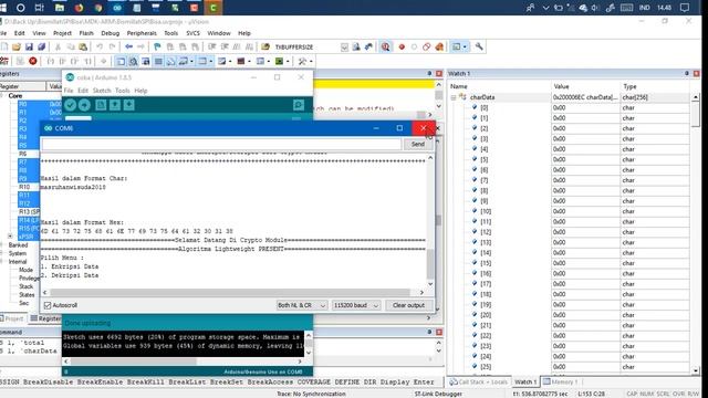 Crypto Module based on PRESENT Algorithm using STM32F103 смотреть онлайн