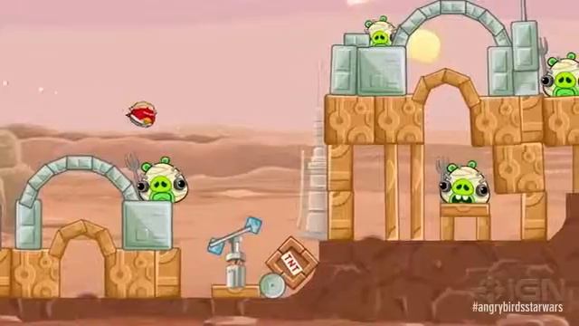 Angry Birds Star Wars Luke and Leia Gameplay Trailer.mp4 смотреть онлайн