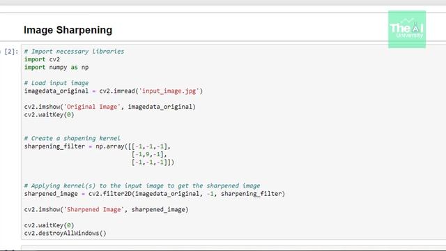 How to Sharpen Image using Python OpenCV ? смотреть онлайн