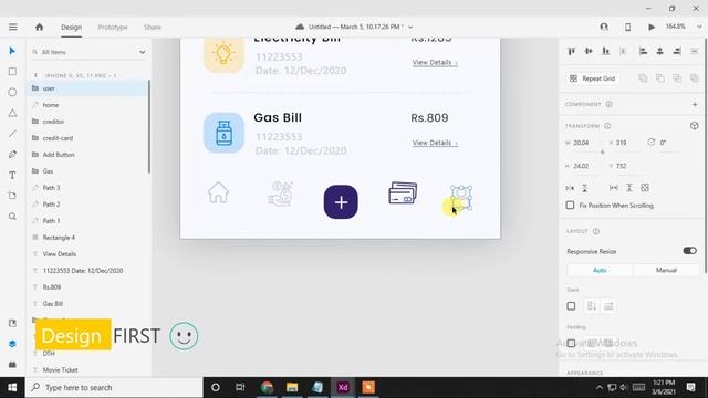 Finance App Design in Adobe XD |Adobe XD | Payment App Design Ideas смотреть онлайн