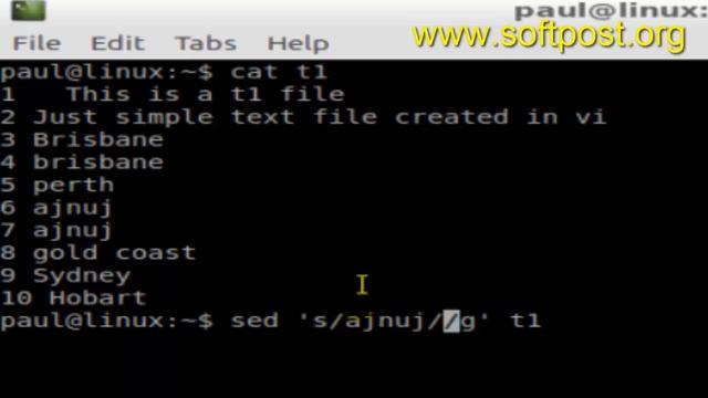 How to find and replace text in a file in Ubuntu смотреть онлайн