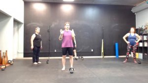 Тренировка Танцы с гирями