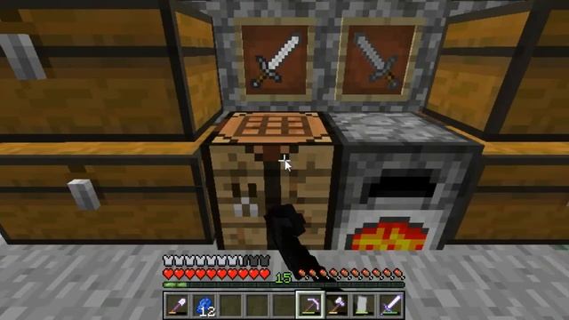 Minecraft Survival: How to Make Cyan Stained Glass Pane смотреть онлайн