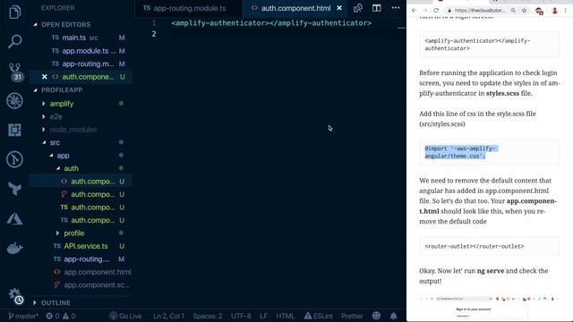 FullStack WebApp with AWS Amplify and Angular | Part 02 смотреть онлайн