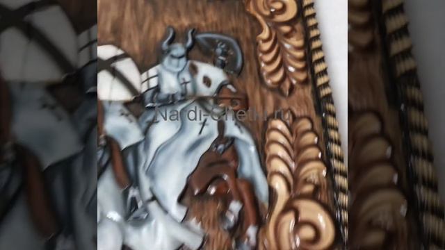 Резные нарды "Крестоносцы" смотреть онлайн