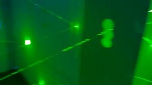 Монтаж лазерного лабиринта на новой арене