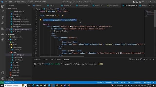 Build React JS CRUD Connecting to Node.js API for Beginners from Scratch смотреть онлайн