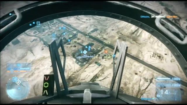 Battlefield 3 - Operation Firestorm jet gameplay смотреть онлайн