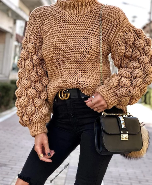 Идеи для вязания свитеров спицами из толстой пряжи - Вяжем спицами смотреть онлайн