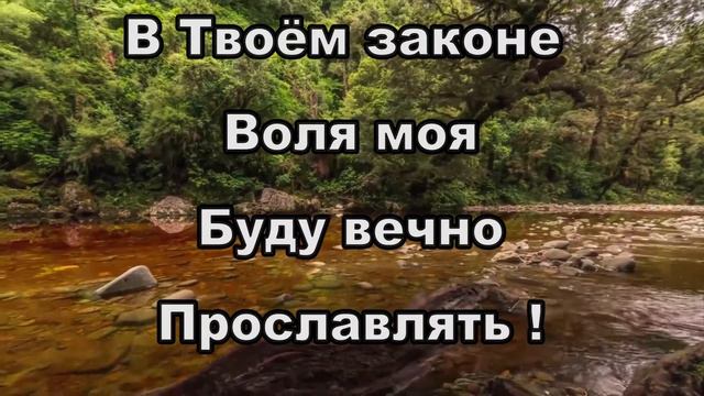 Я буду жить всегда в Твоей любви караоке О смотреть онлайн