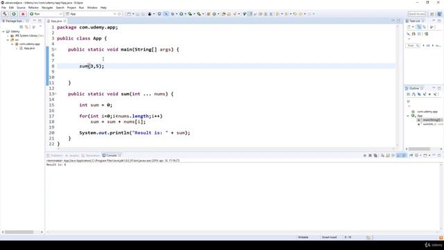 #39 varargs example | Java Programming: Step by Step from A to Z смотреть онлайн