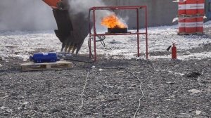 Испытания ручной активации системы пожаротушения ССПБ-Тунгус-01А