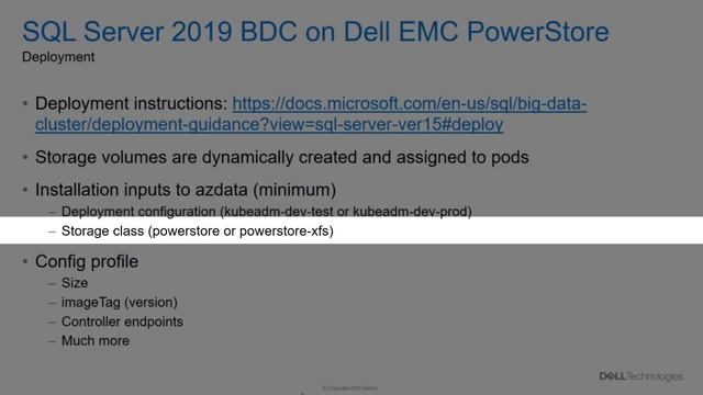 Dell PowerStore SQL Server 2019 Big Data Clusters смотреть онлайн