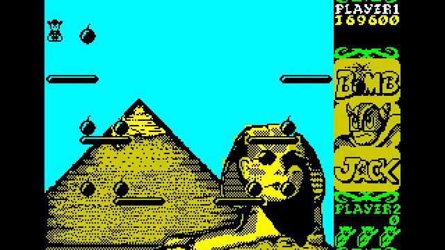 Bomb Jack. ZX Spectrum. Прохождение смотреть онлайн