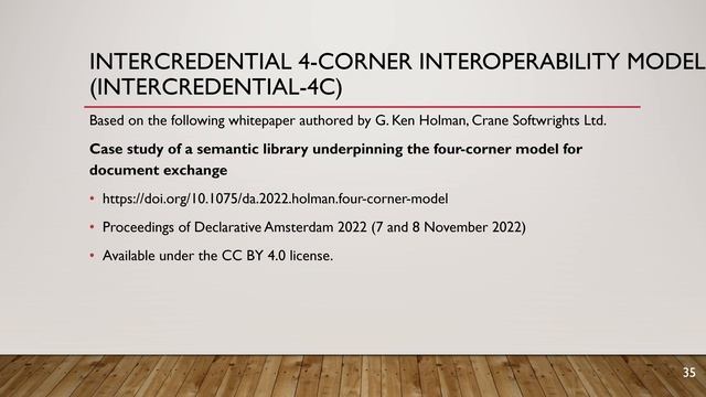 Internet Credential (InterCredential) Architecture Reference Model 0.70 ft. 4-Corner Interop Model смотреть онлайн
