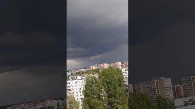 Буря мглою небо кроет... #погода #приколы #грозныйсити #ураган смотреть онлайн