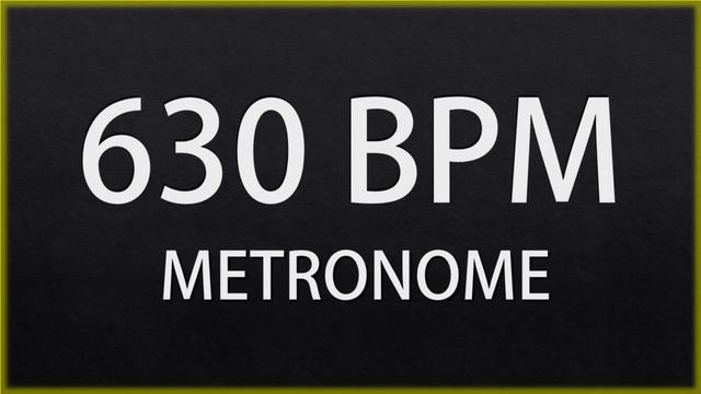 630 BPM - METRONOME смотреть онлайн