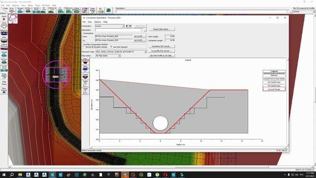HEC-RAS: проблемы стабилизации водосливов (weirs problem). смотреть онлайн