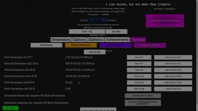 Antimatter Dimensions NG-5 Episode 5: MULTIPLE DIMENSION SHIFTS! смотреть онлайн