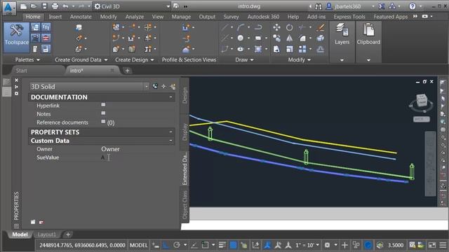 Using Civil 3D Property Sets to add extended attribution to ANY object. смотреть онлайн