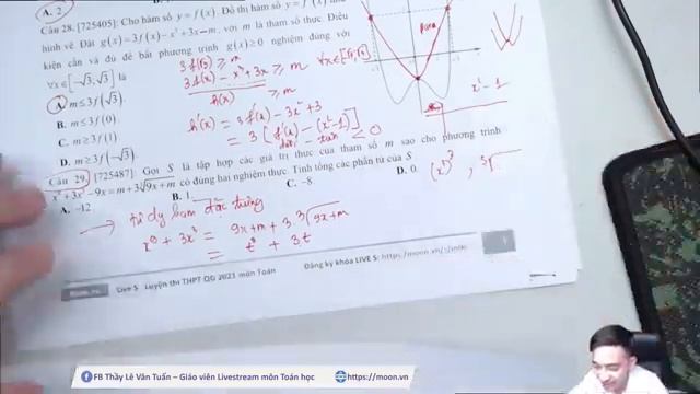 Thầy Tuấn - Toán 12 - Thi Giữa Kỳ HK1 #3