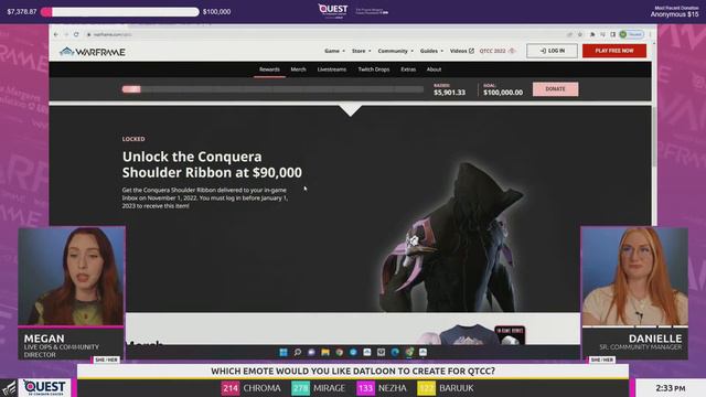 Warframe Quest To Conquer Cancer 2022 Kickoff & Rewards Explainer! New Items & Other Rewards смотреть онлайн