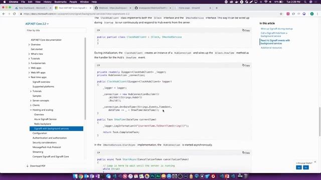 Real-time web applications with ASP.NET Core SignalR - @forLooop смотреть онлайн