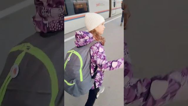 Начало путешествия на Сапсане #путешествия #путешествие #поезд смотреть онлайн
