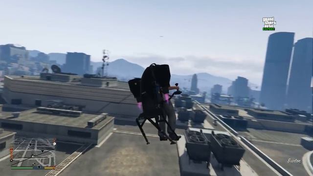 GTA 5 ONLINE THE DOOMSDAY HEIST DLC - Jetpack Mammoth Thruster Gameplay (GTA 5 DLC VEHICLES) смотреть онлайн