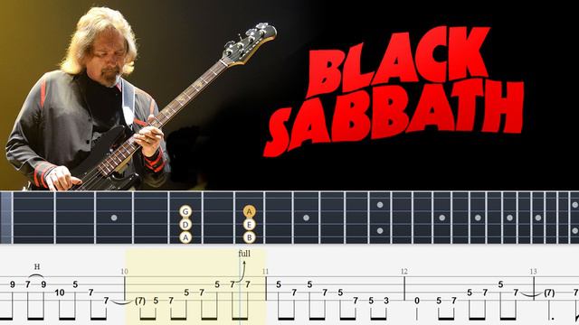 Black Sabbath - N.I.B. (Solo Bass Tabs) By Chami's Bass смотреть онлайн
