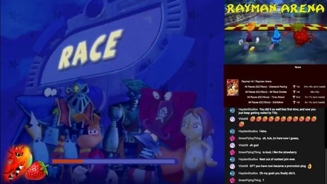 Rayman Arena: Practicing for Time Attack WR смотреть онлайн