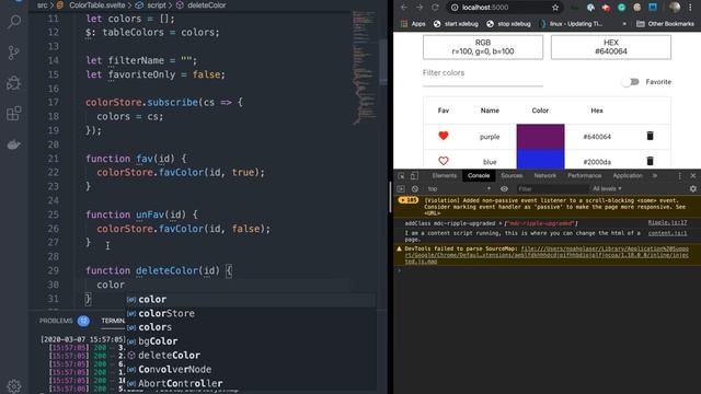 Svelte.js Tutorial Base Project - Color Picker Part 3 смотреть онлайн